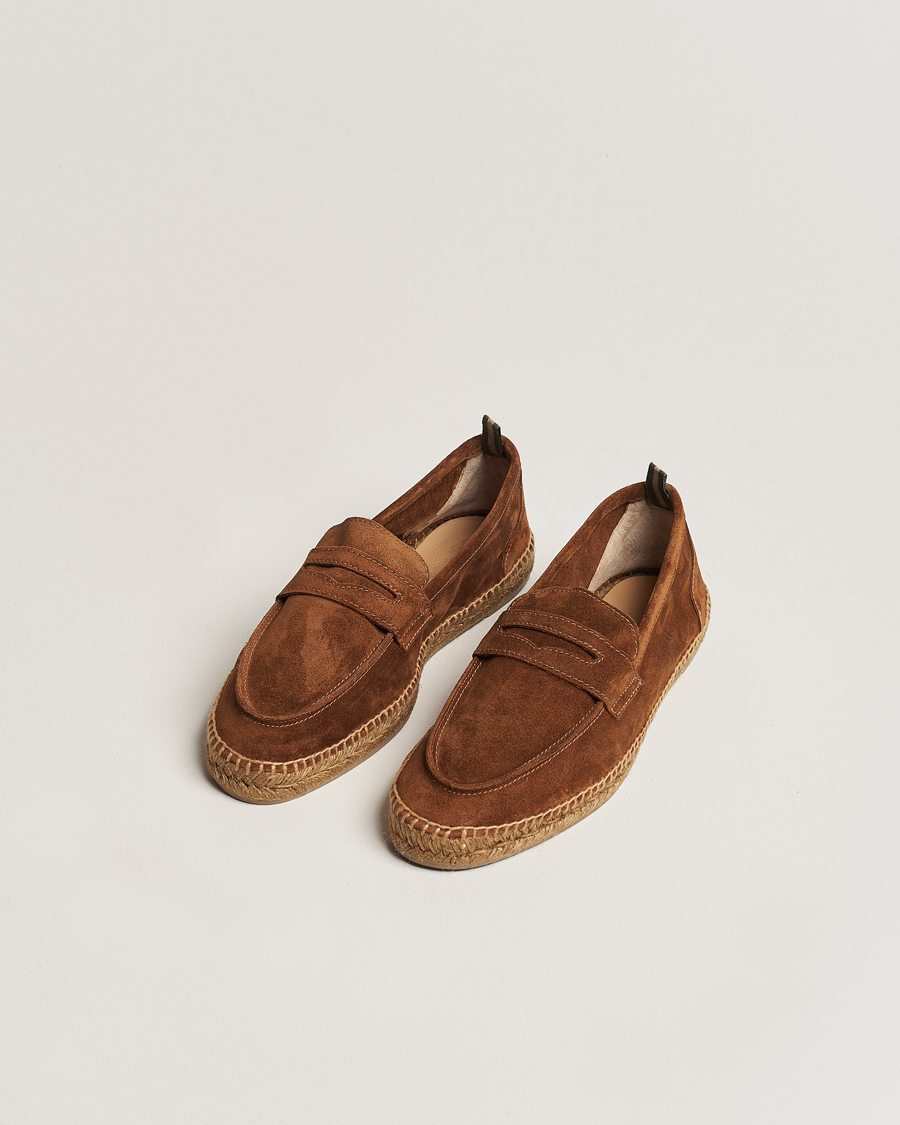 Uomini | Espadrillas | Castañer | Nacho Casual Suede Loafers Cuero