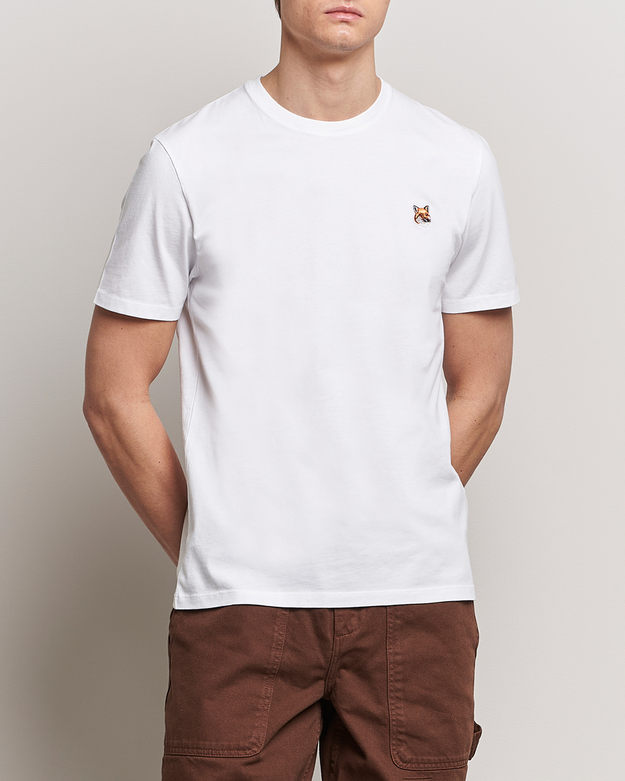 Uomini | Maison Kitsuné | Maison Kitsuné | Fox Head T-Shirt White