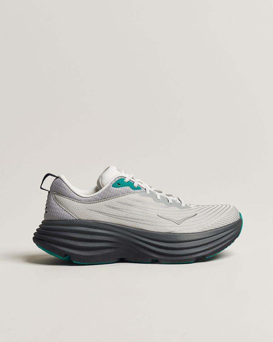 Uomini | Hoka Stealth/Tech Bondi 8 Harbor Mist/Black | Hoka | Stealth/Tech Bondi 8 Harbor Mist/Black