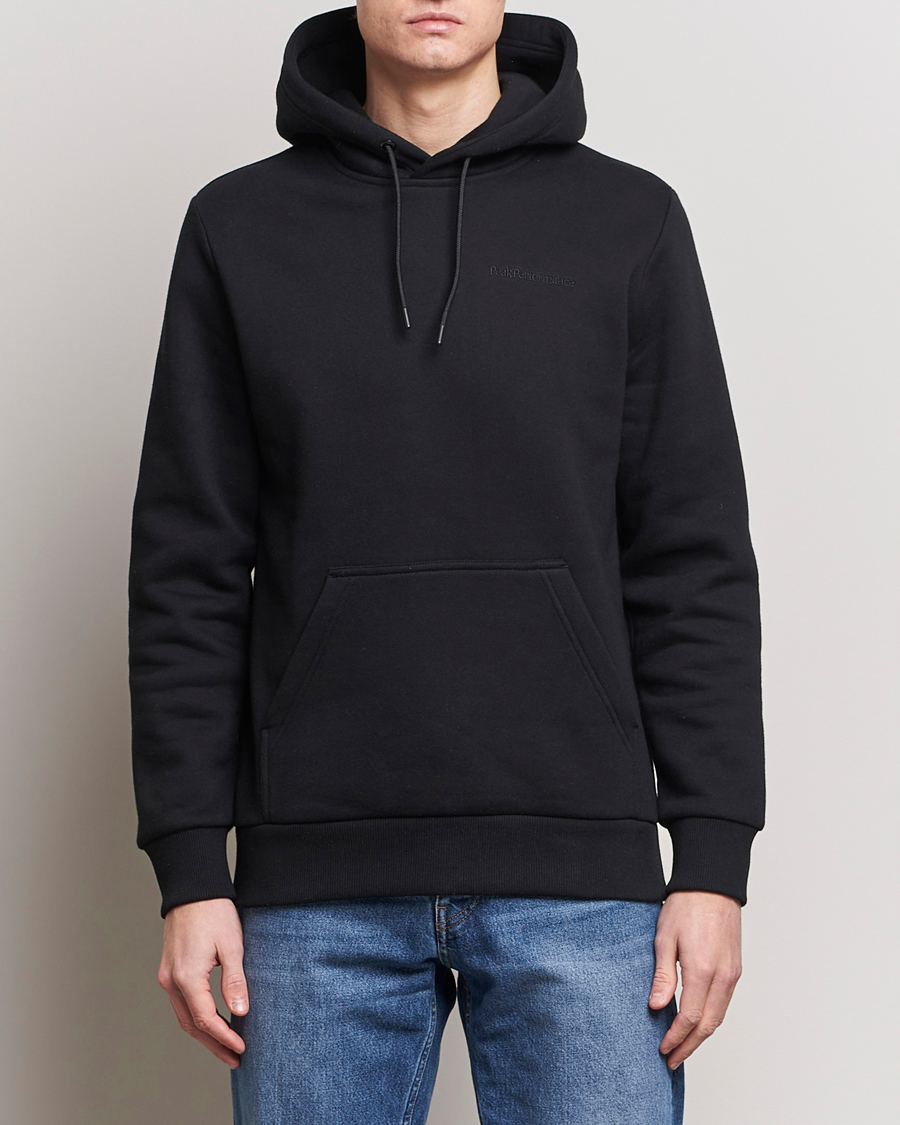 Uomini | Peak Performance | Peak Performance | Original Logo Hoodie Black