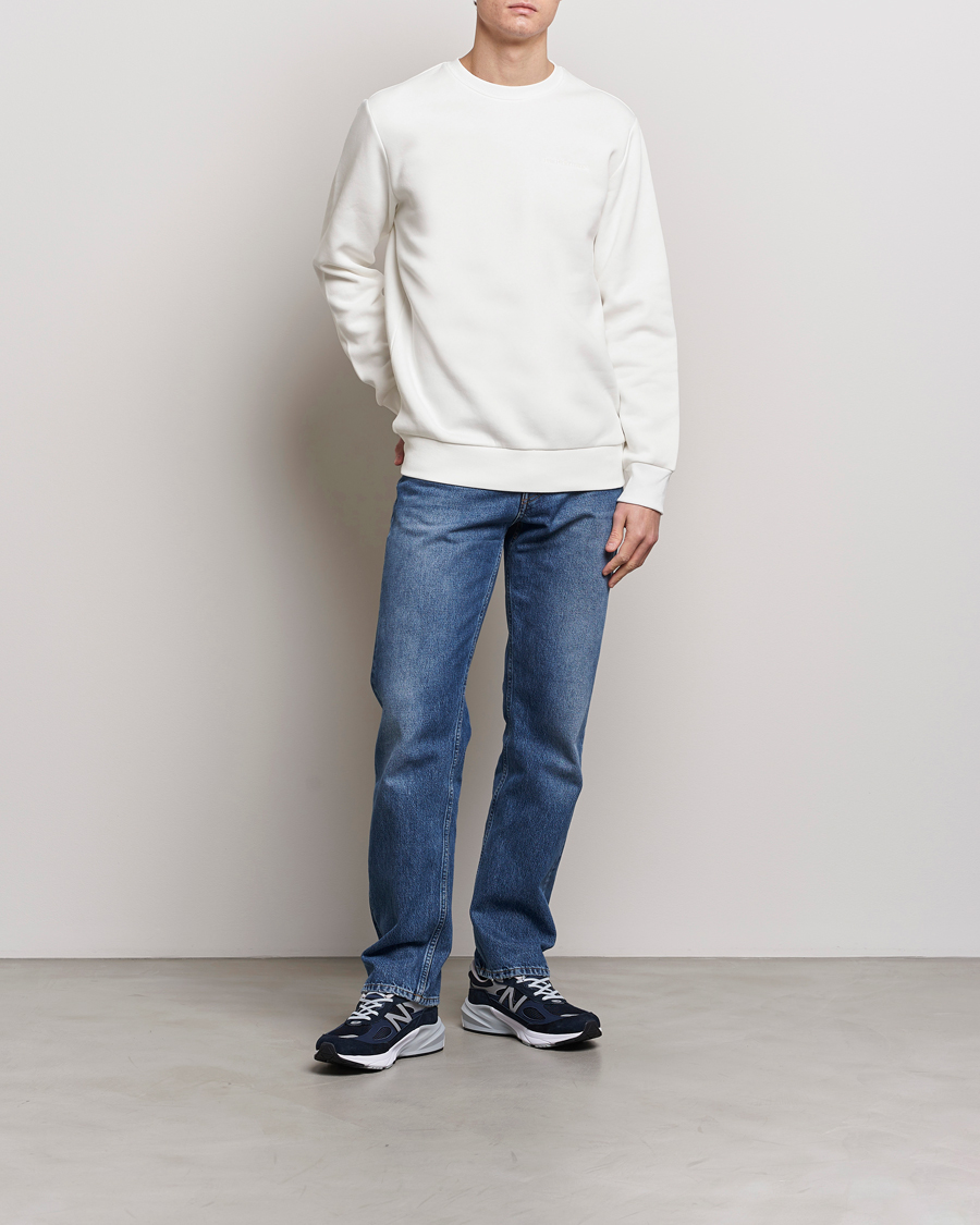 Uomini | Maglieria | Peak Performance | Original Logo Crew Neck Sweatshirt Off White