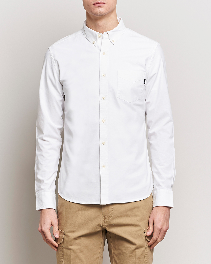 Uomini |  | Dockers | Cotton Stretch Oxford Shirt Paper White