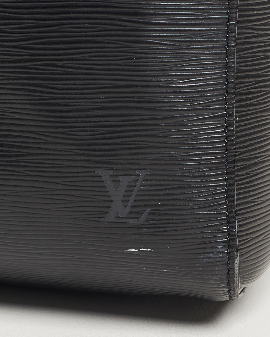 Uomini | Louis Vuitton Pre-Owned Keepall 50 Epi Leather Travel Bag Black | Louis Vuitton Pre-Owned | Keepall 50 Epi Leather Travel Bag Black