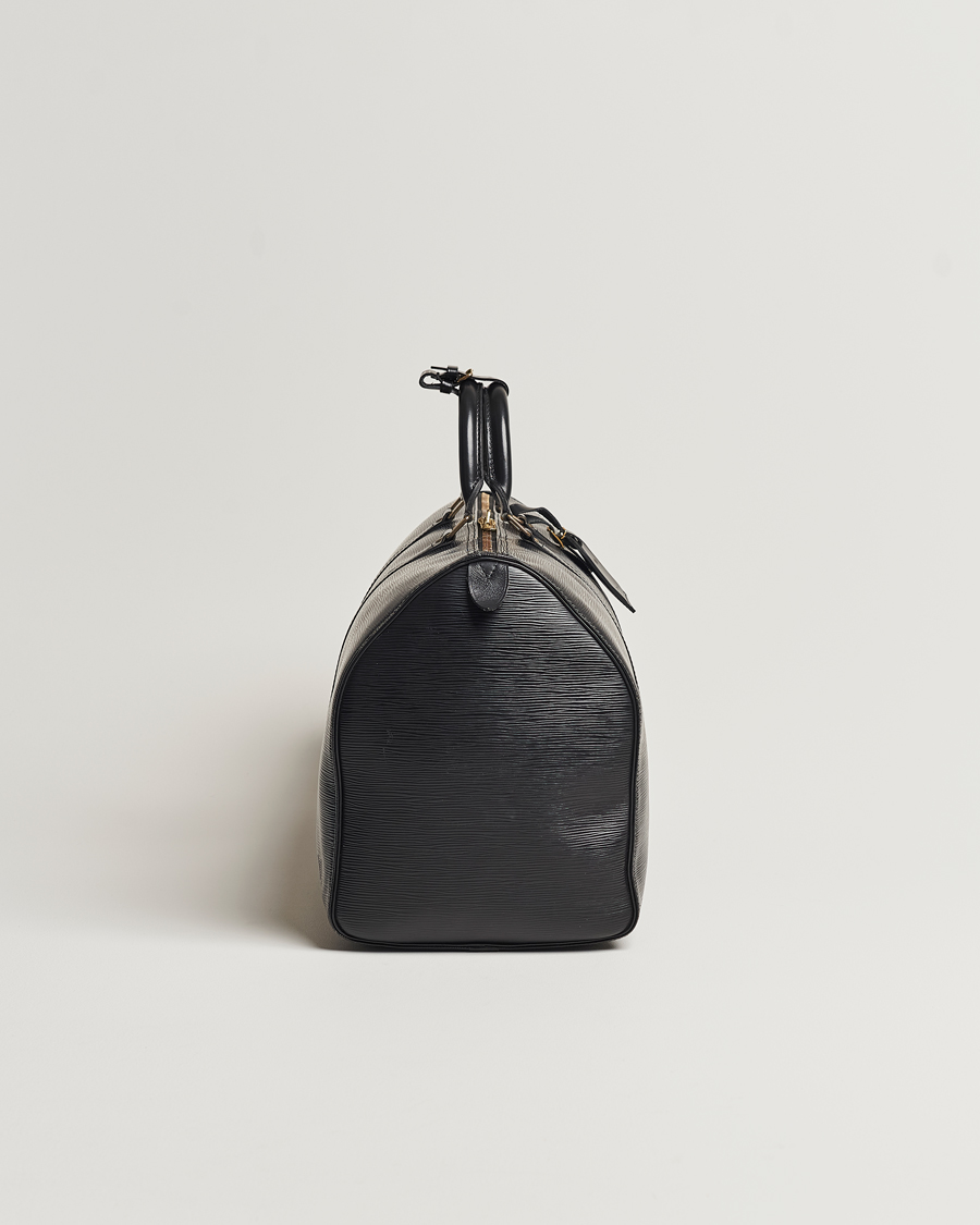 Uomini | Louis Vuitton Pre-Owned Keepall 50 Epi Leather Travel Bag Black | Louis Vuitton Pre-Owned | Keepall 50 Epi Leather Travel Bag Black
