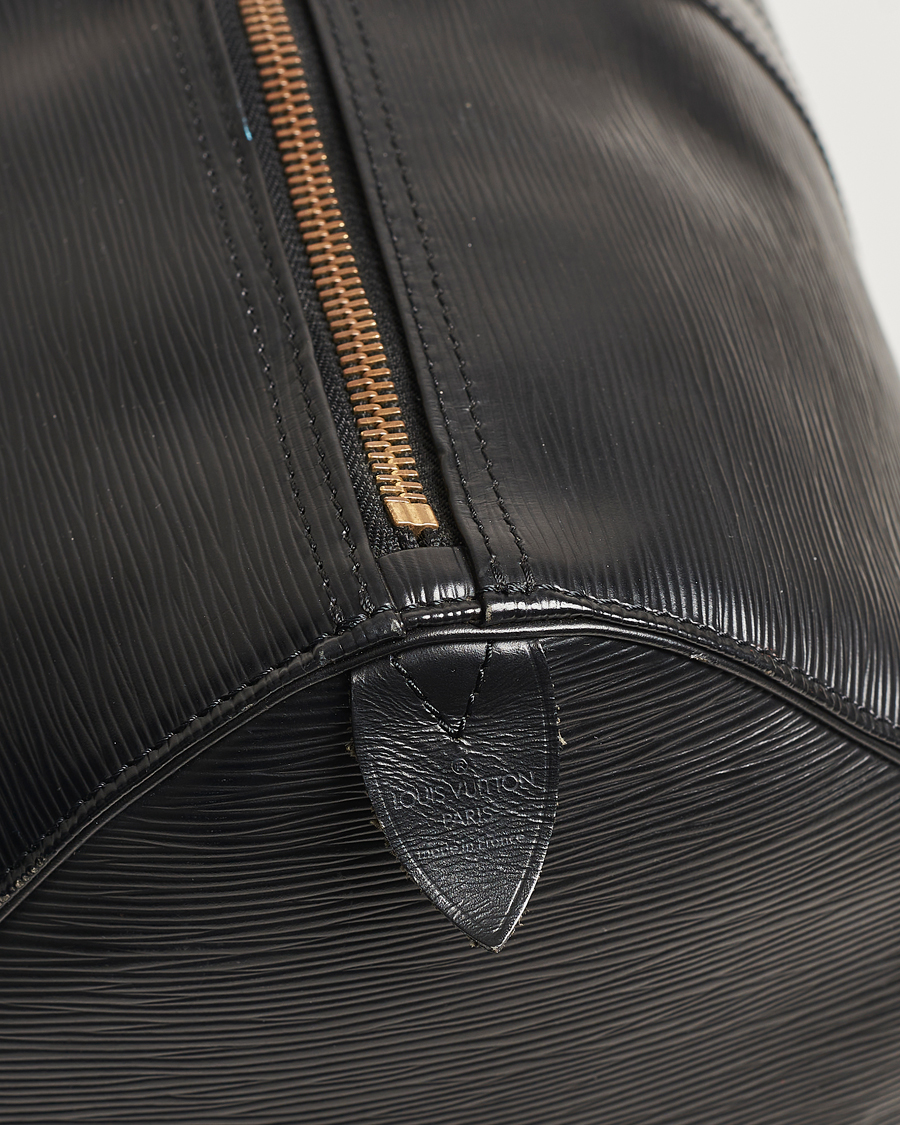 Uomini | Louis Vuitton Pre-Owned Keepall 50 Epi Leather Travel Bag Black | Louis Vuitton Pre-Owned | Keepall 50 Epi Leather Travel Bag Black