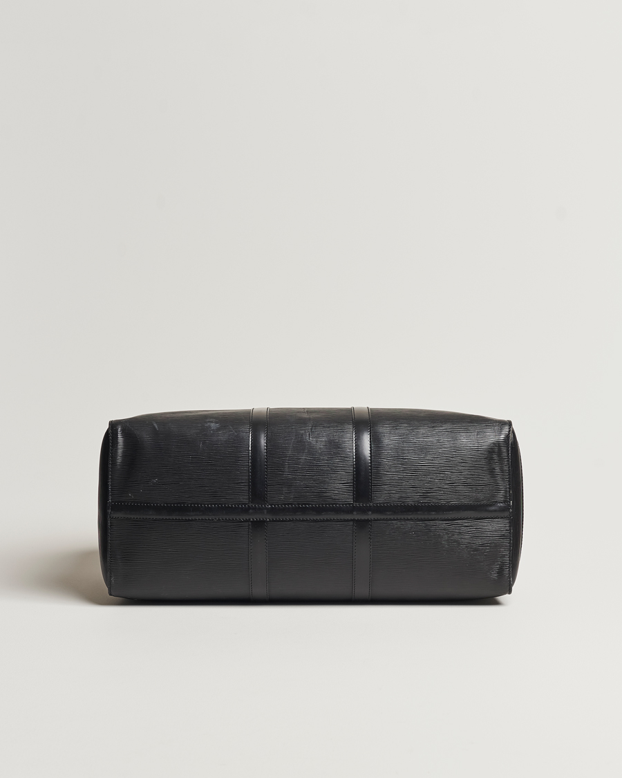 Uomini | Louis Vuitton Pre-Owned Keepall 50 Epi Leather Travel Bag Black | Louis Vuitton Pre-Owned | Keepall 50 Epi Leather Travel Bag Black
