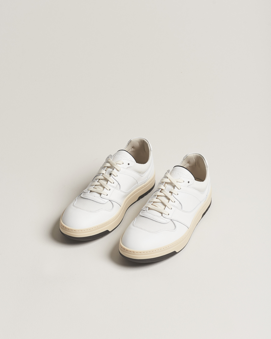 Uomini | Sweyd | Sweyd | Net Leather Sneaker White