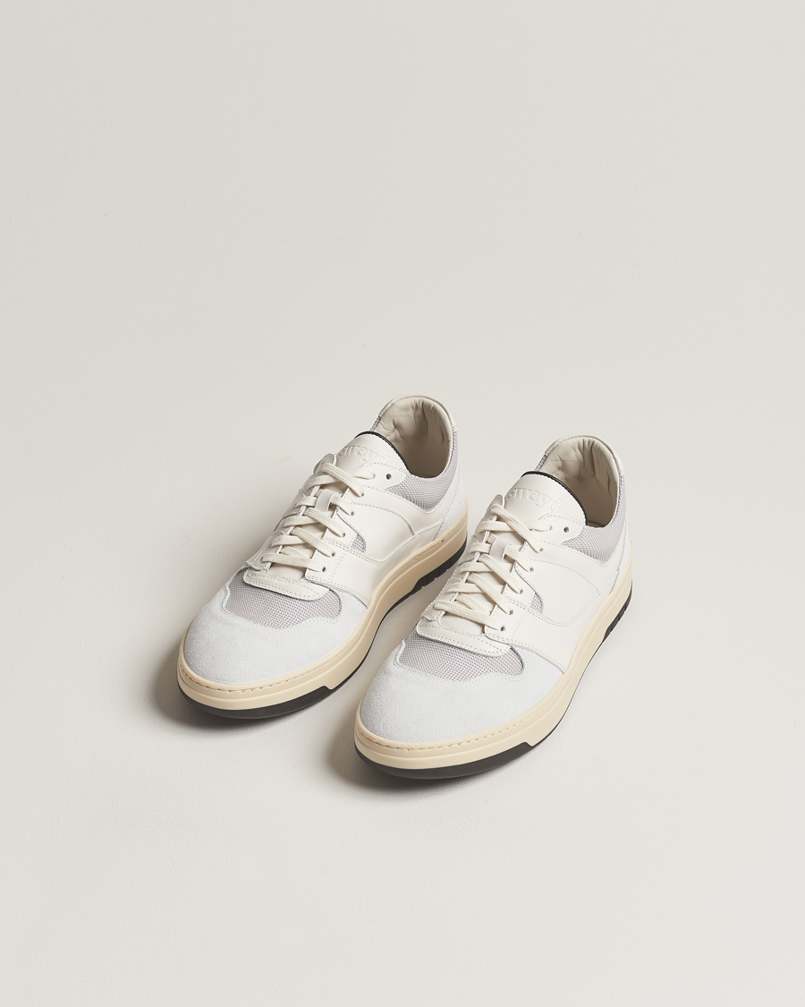 Uomini | Contemporary Creators | Sweyd | Net Suede/Leather Sneaker White/Grey