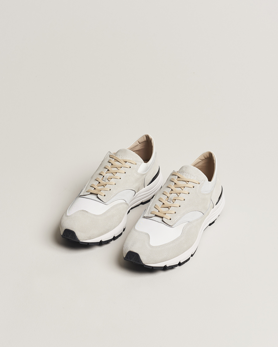 Uomini | Contemporary Creators | Sweyd | Way Suede Running Sneaker White/Grey