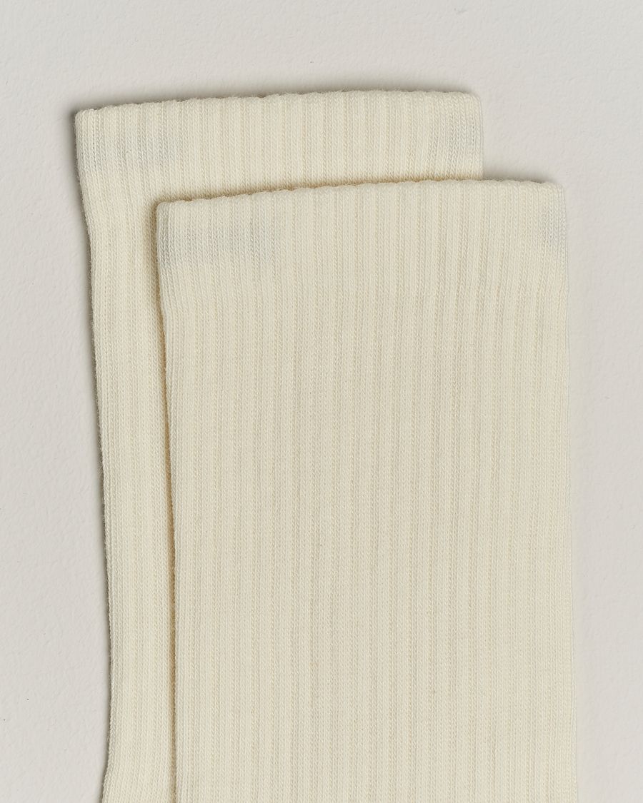 Uomini | Contemporary Creators | Sweyd | Crew Cotton Socks White