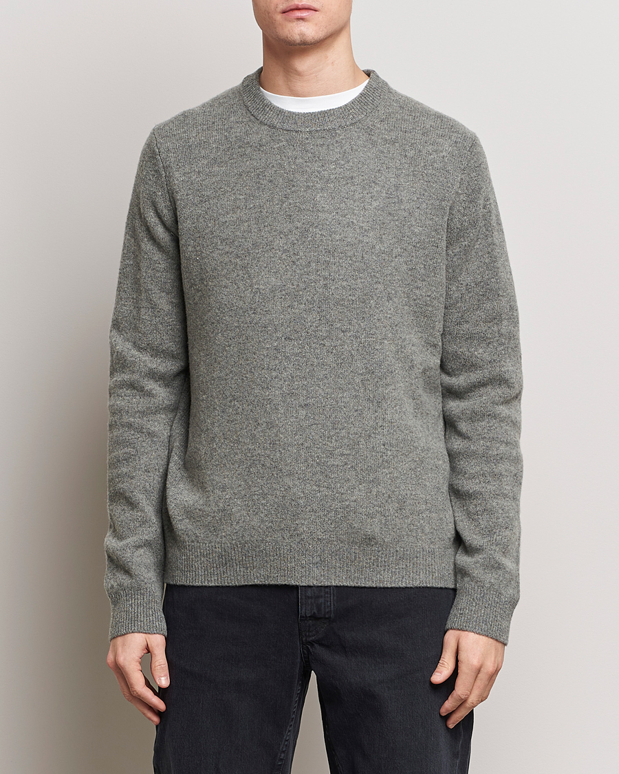 Uomini | Samsøe Samsøe | Samsøe Samsøe | Isak Crew Neck Dark Grey