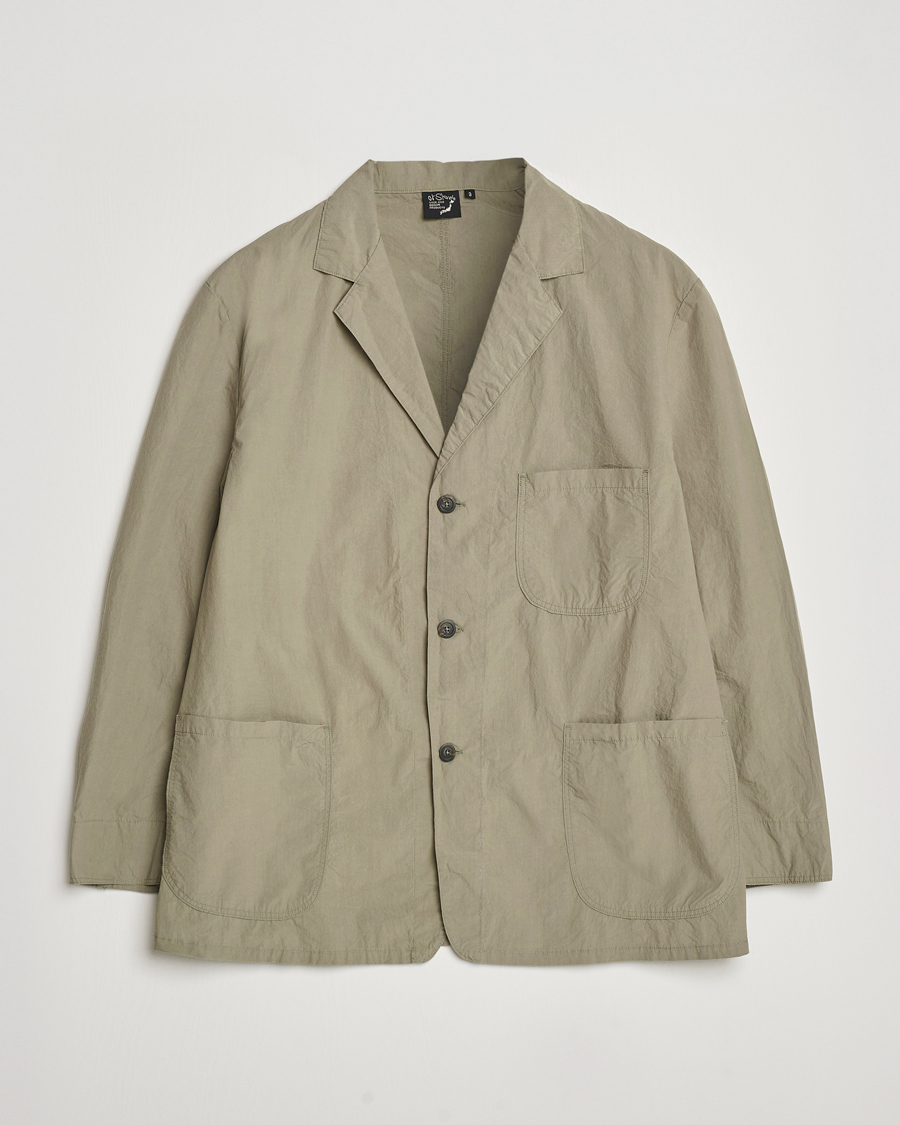 Uomini | Blazers | orSlow | Unconstructed Cotton Blazer Greige
