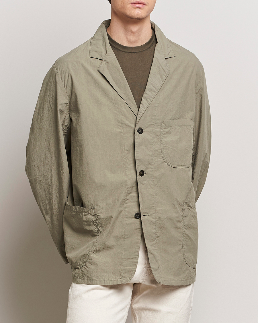 Uomini | Blazers | orSlow | Unconstructed Cotton Blazer Greige