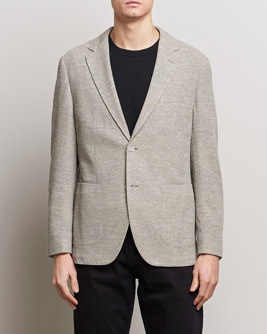 Uomini |  | BOSS BLACK | Jaye Regular Fit Jersey Blazer Light Beige