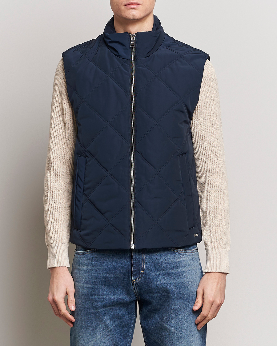 Uomini | Giacche | BOSS BLACK | Crebo Vest Dark Blue