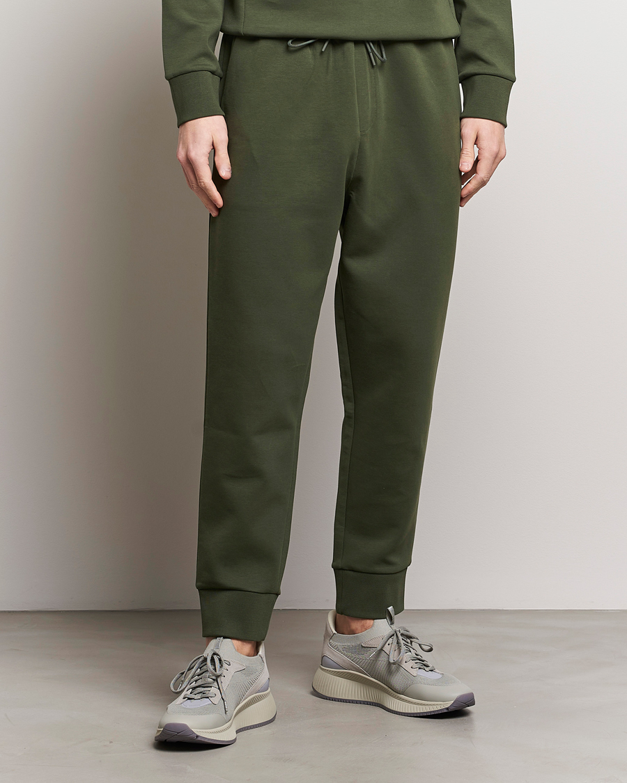 Uomini | Pantaloni | BOSS GREEN | Hadiko Sweatpants Open Green