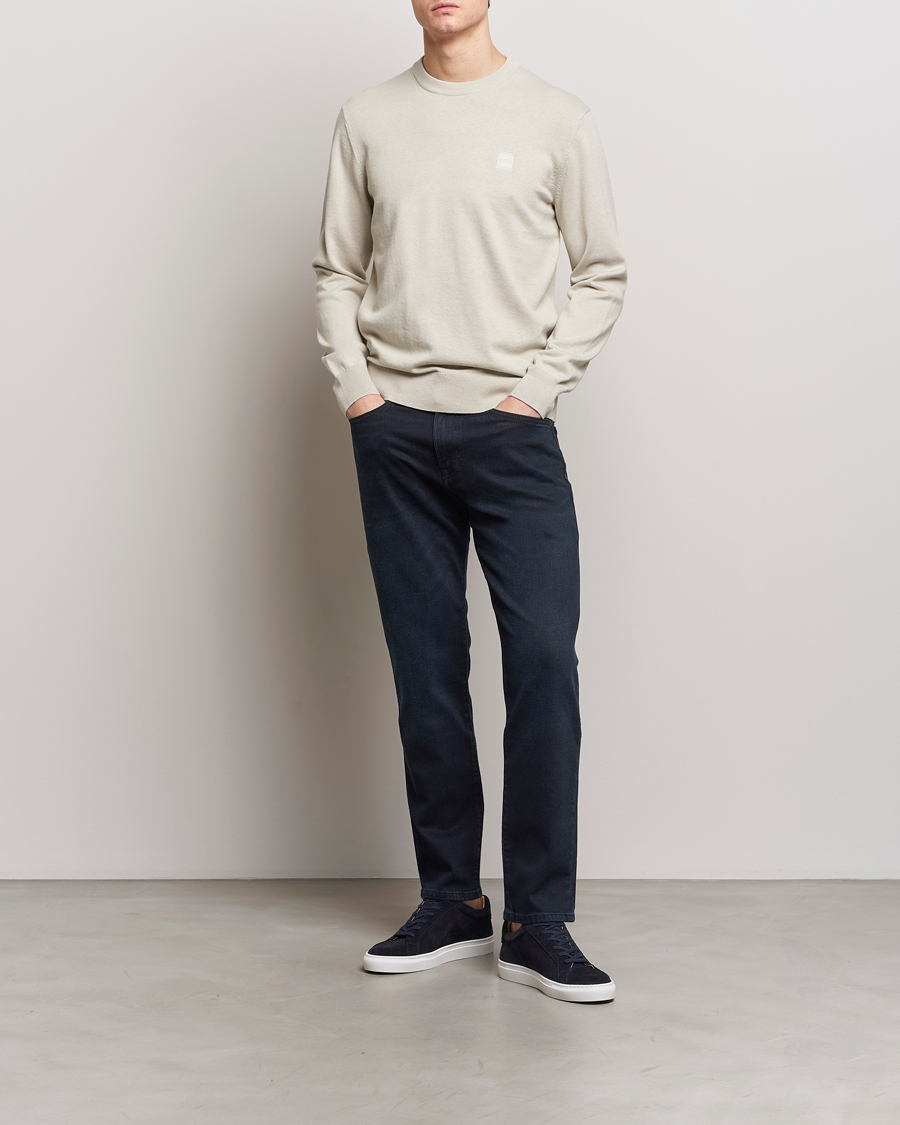Uomini | Jeans | BOSS ORANGE | Re.Maine Regular Fit Stretch Jeans Dark Blue