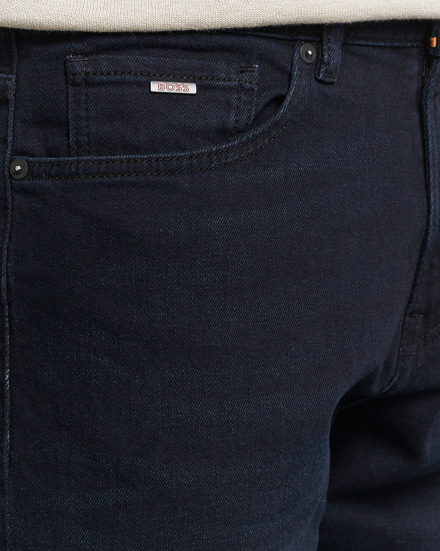 Uomini | Jeans | BOSS ORANGE | Re.Maine Regular Fit Stretch Jeans Dark Blue