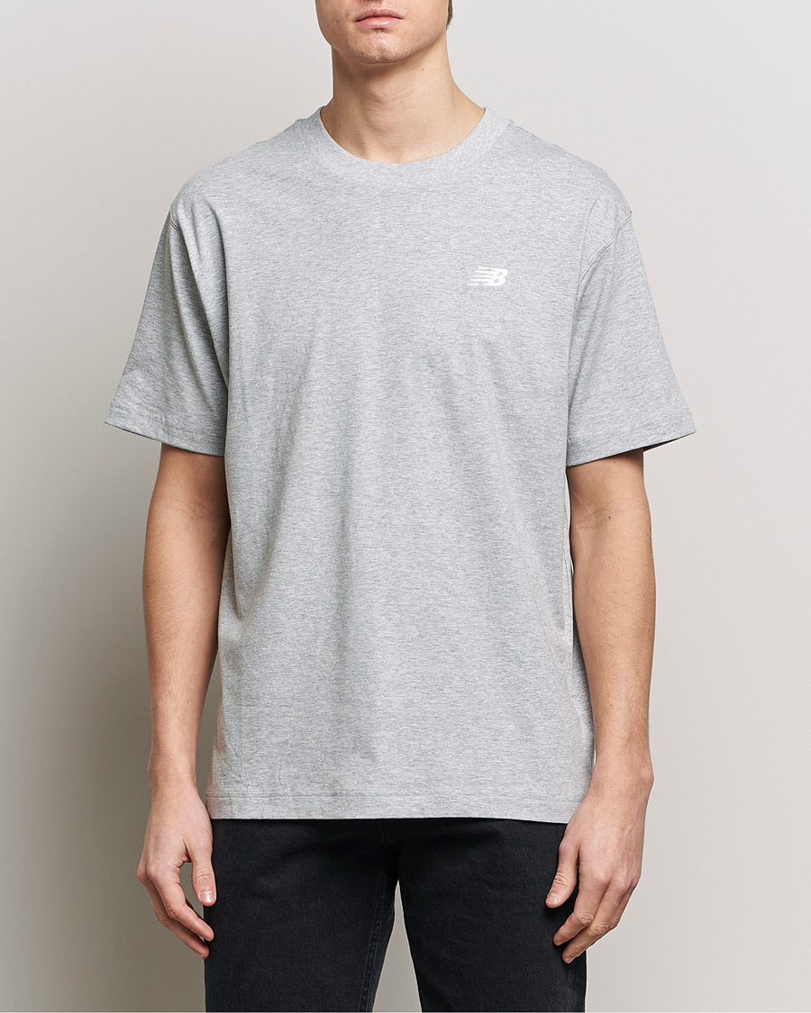 Uomini | Camicie a maniche corte | New Balance | Essentials T-Shirt Athletic Grey