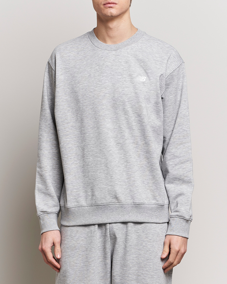 Uomini | Felpe grigie | New Balance | Essentials French Terry Sweatshirt Athletic Grey