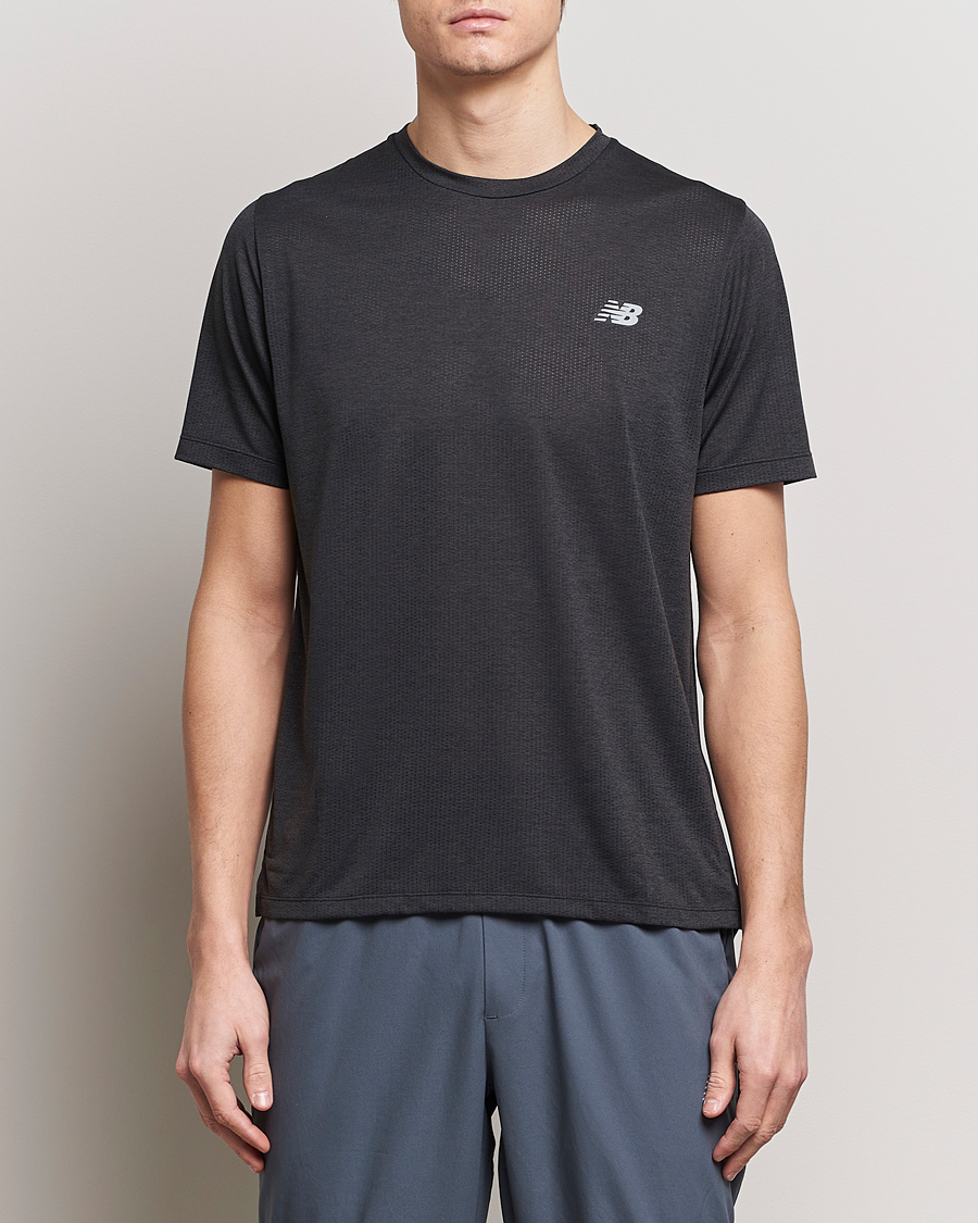 Uomini |  | New Balance Running | Athletics Run T-Shirt Black