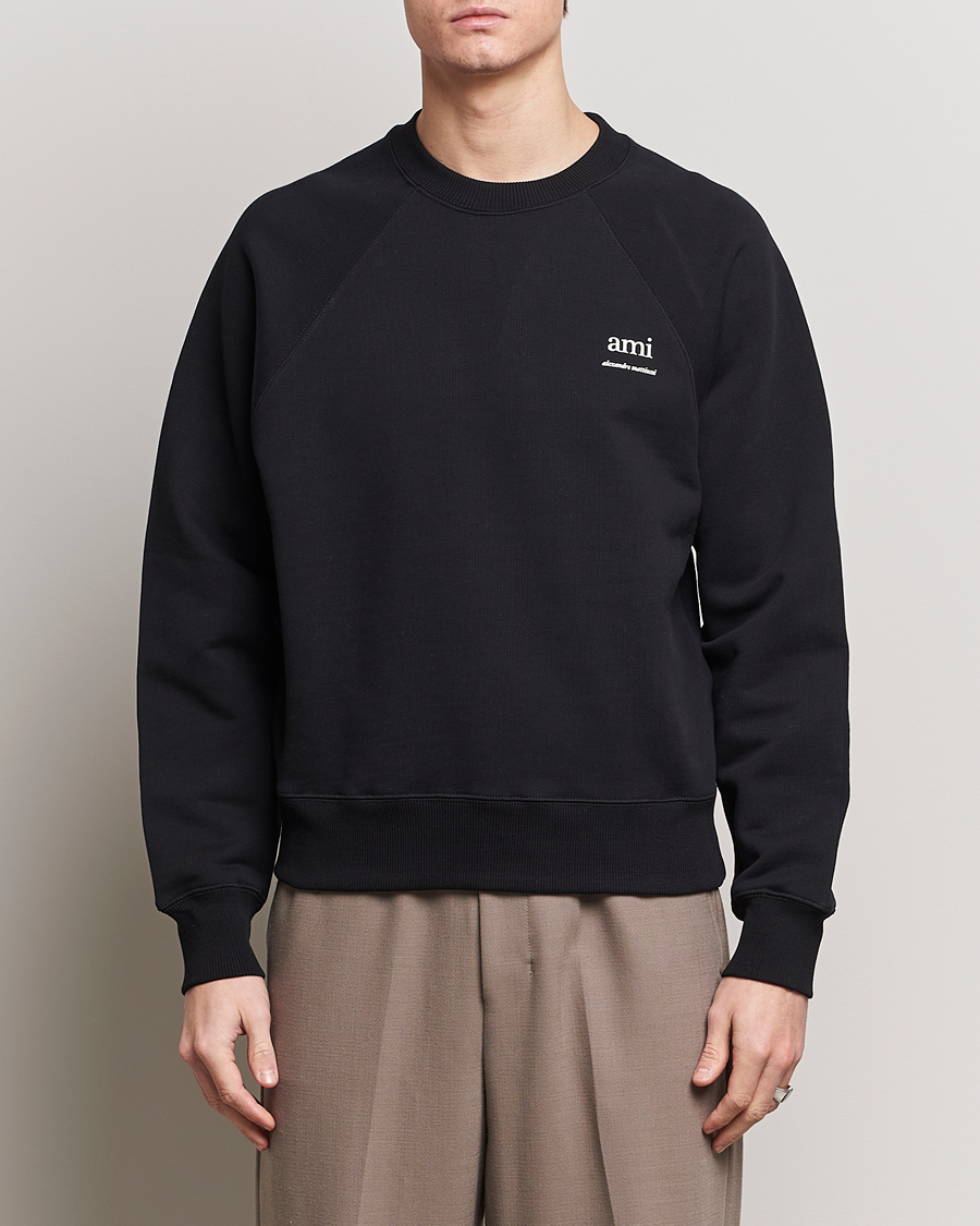 Uomini | Contemporary Creators | AMI | Logo Sweatshirt Black