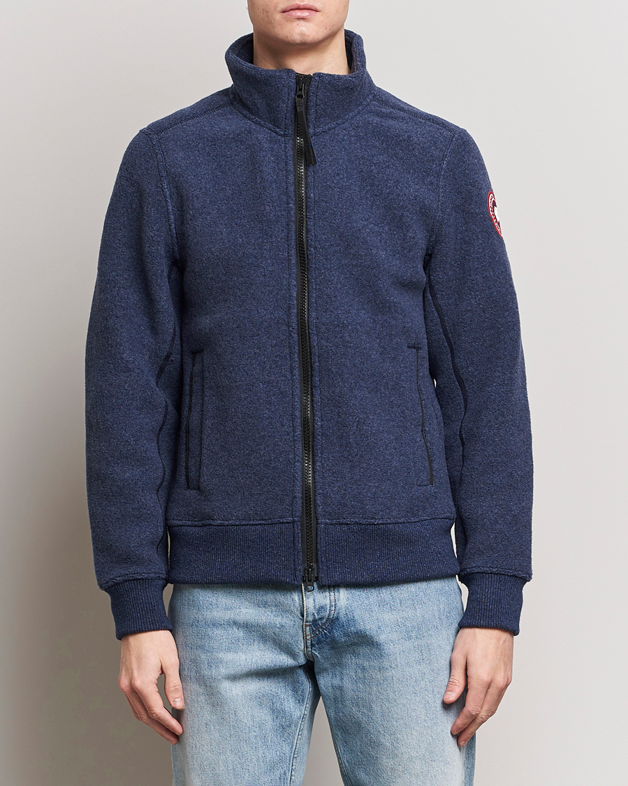 Uomini | Giacche contemporanee | Canada Goose | Lawson Fleece Jacket Atlantic Navy