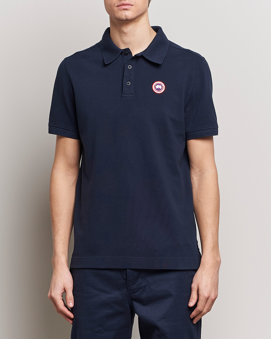 Uomini | Polo a maniche corte | Canada Goose | Beckley Polo Atlantic Navy