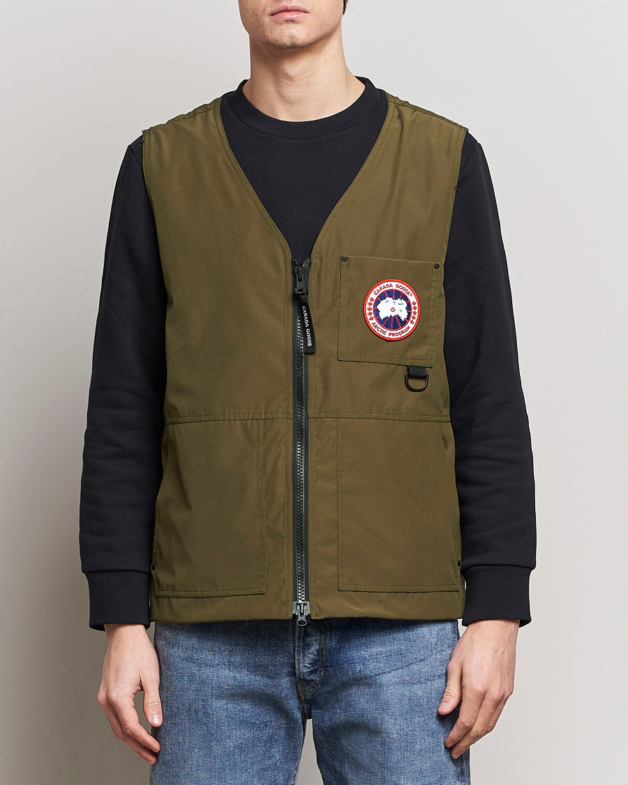 Uomini | Gilet | Canada Goose | Canmore Vest Military Green