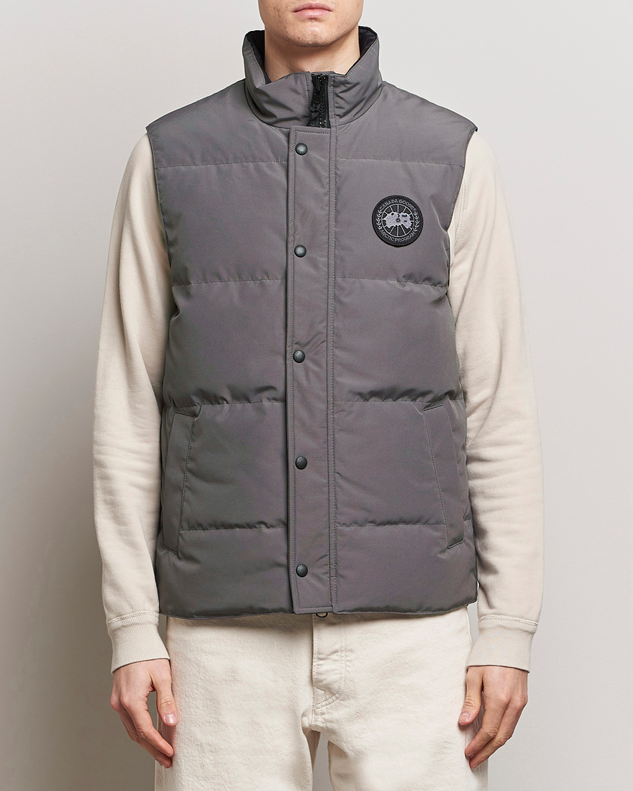 Uomini | Giacche minimaliste | Canada Goose Black Label | Garson Vest Coastal Grey