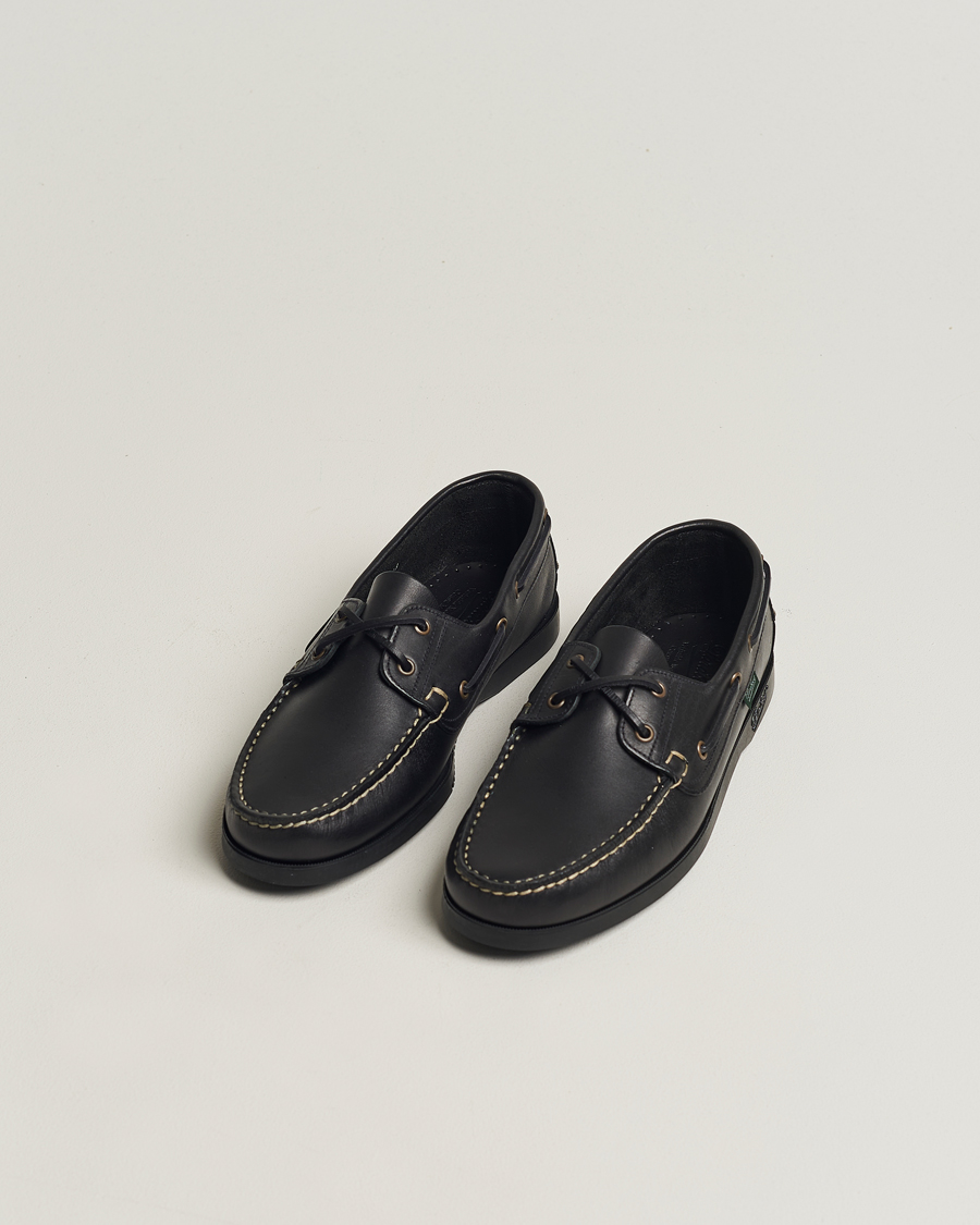 Uomini | Paraboot | Paraboot | Barth Boat Shoe Black