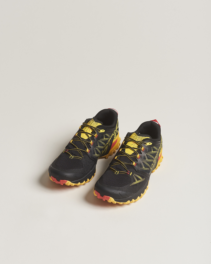 Uomini | Active | La Sportiva | Bushido III Trail Running Sneakers Black/Yellow