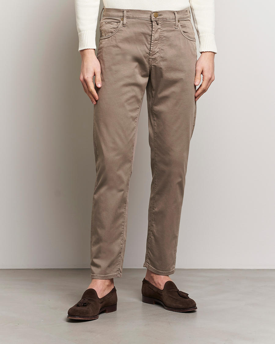 Uomini | Abbigliamento | Incotex | 5-Pocket Cotton/Stretch Pants Brown