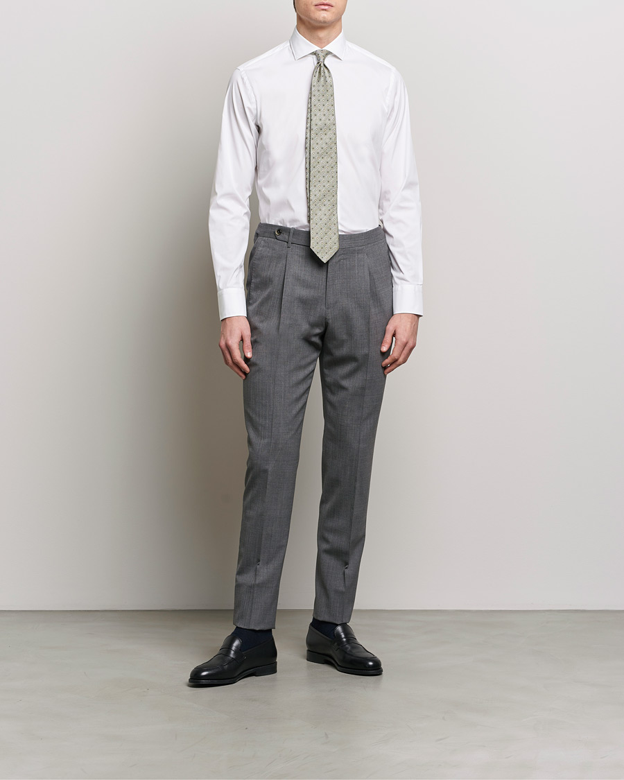 Uomini | Grigio | Grigio | Comfort Stretch Dress Shirt White