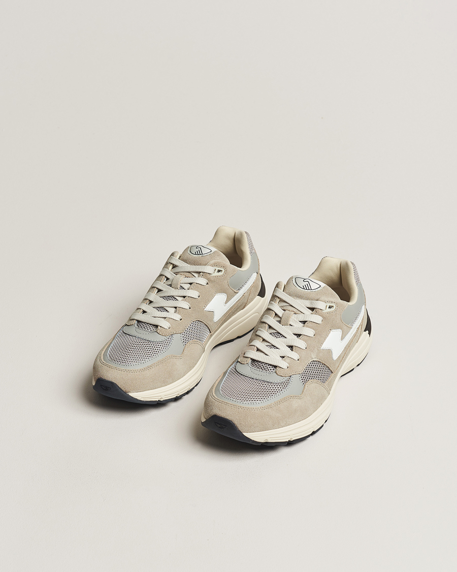 Uomini |  | Stepney Workers Club | Amiel S-Strike Suede Sneaker Lt Grey