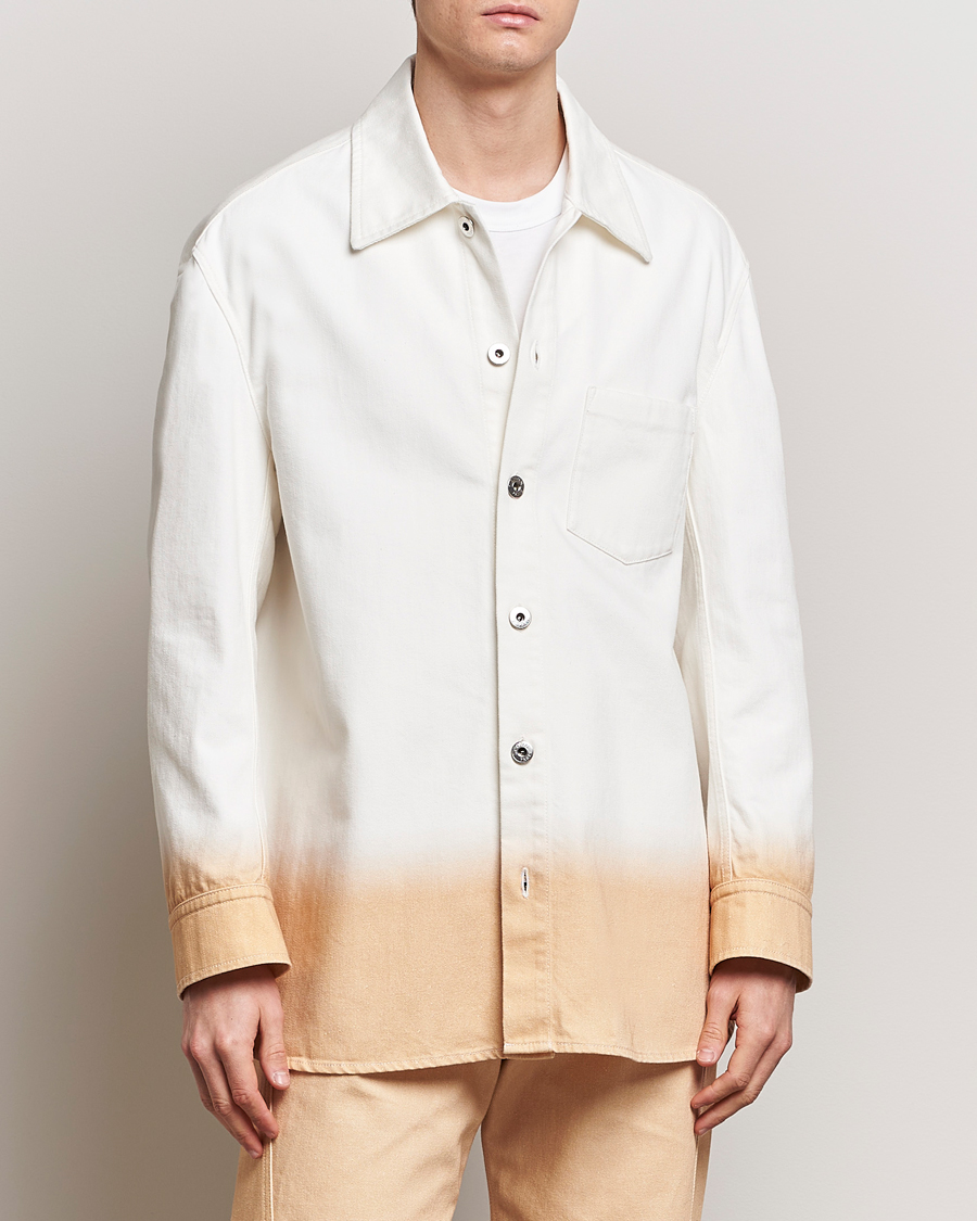 Uomini | Overshirts | Lanvin | Degrade Effect Overshirt Vanilla