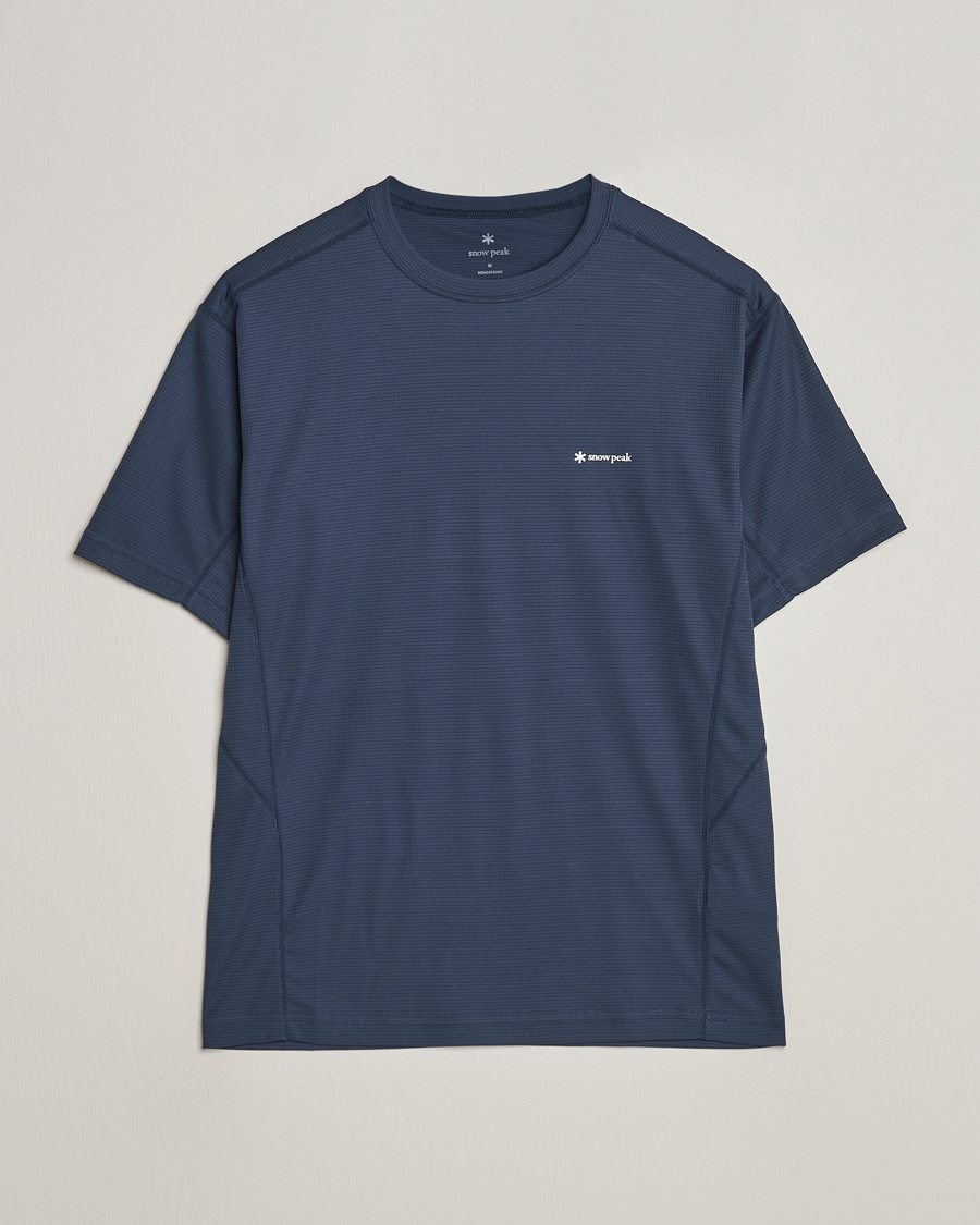 Uomini | T-shirt | Snow Peak | PE Power Dry T-Shirt Navy