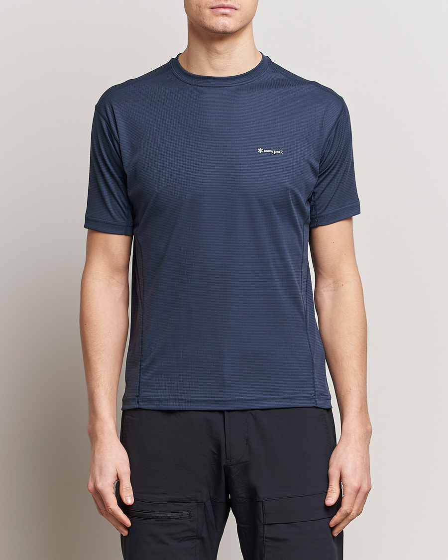 Uomini | T-shirt | Snow Peak | PE Power Dry T-Shirt Navy