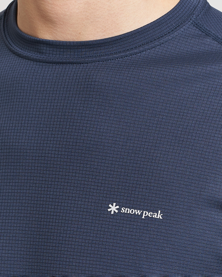Uomini | T-shirt | Snow Peak | PE Power Dry T-Shirt Navy