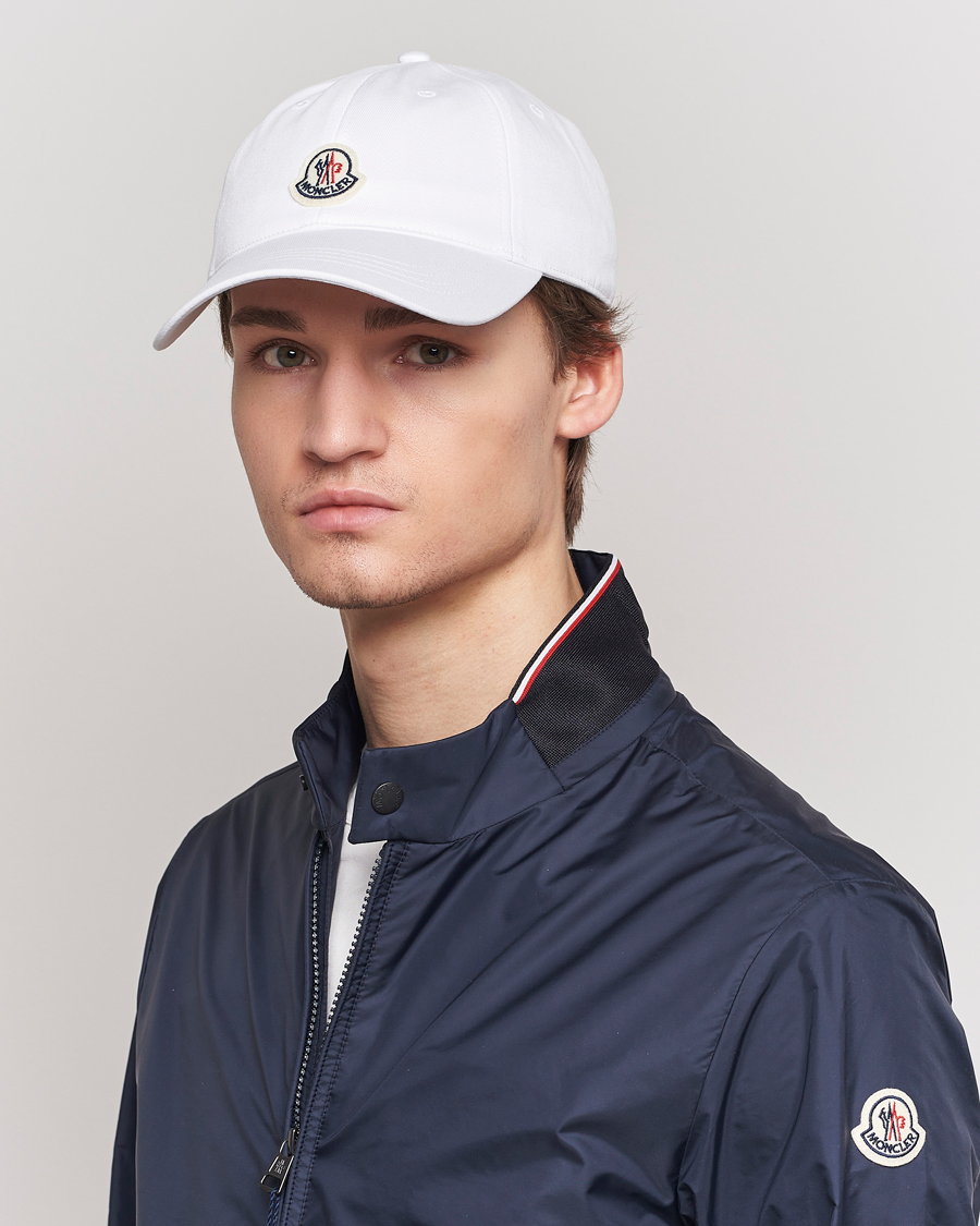 Uomini | Moncler Baseball Cap White | Moncler | Baseball Cap White