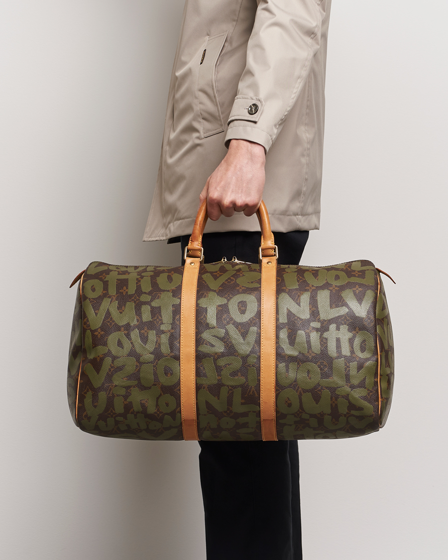 Uomini | Louis Vuitton Pre-Owned | Louis Vuitton Pre-Owned | Keepall 50 Bag Graffiti 