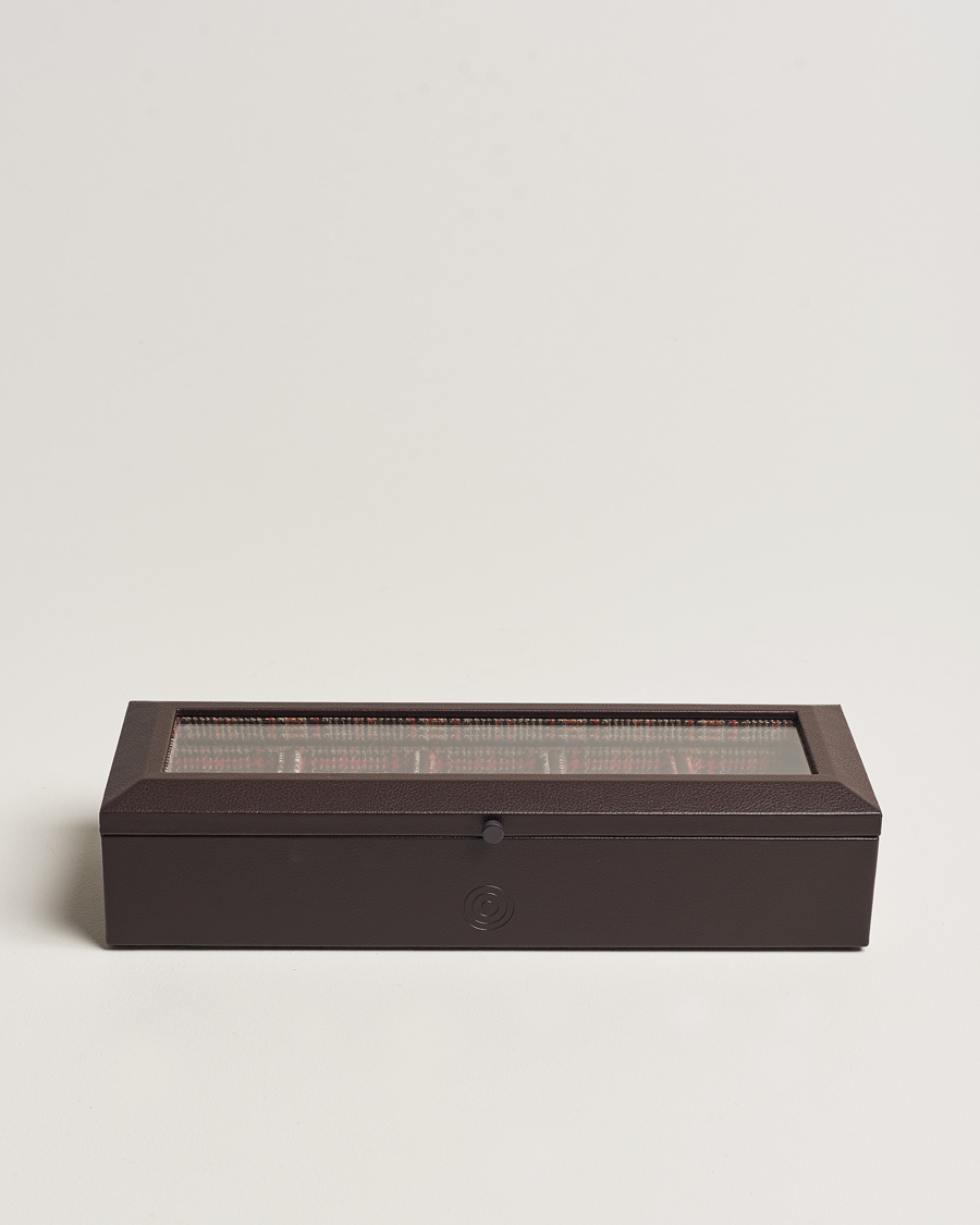 Uomini | Stile di vita | WOLF | WM Brown 5 Piece Watch Box Tweed Brown