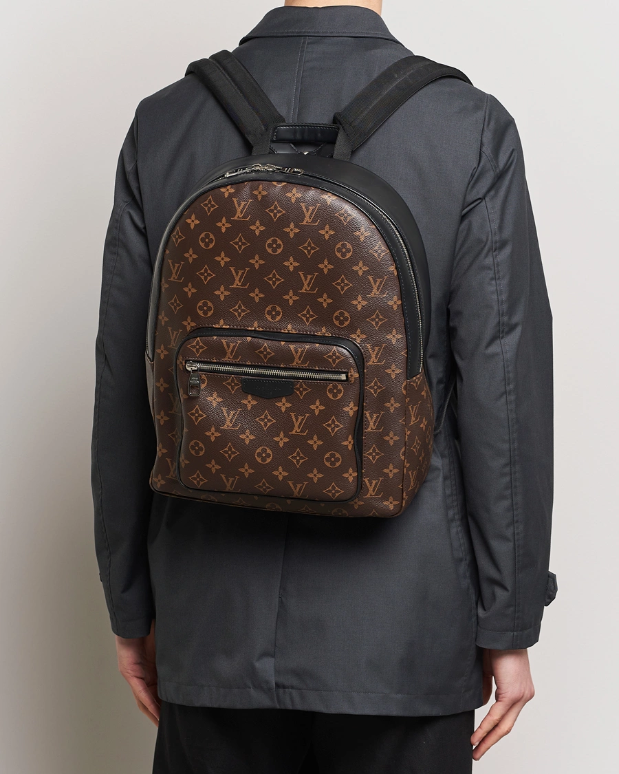 Uomini | Pre-Owned & Vintage Bags | Louis Vuitton Pre-Owned | Josh Macassar Backpack Monogram 