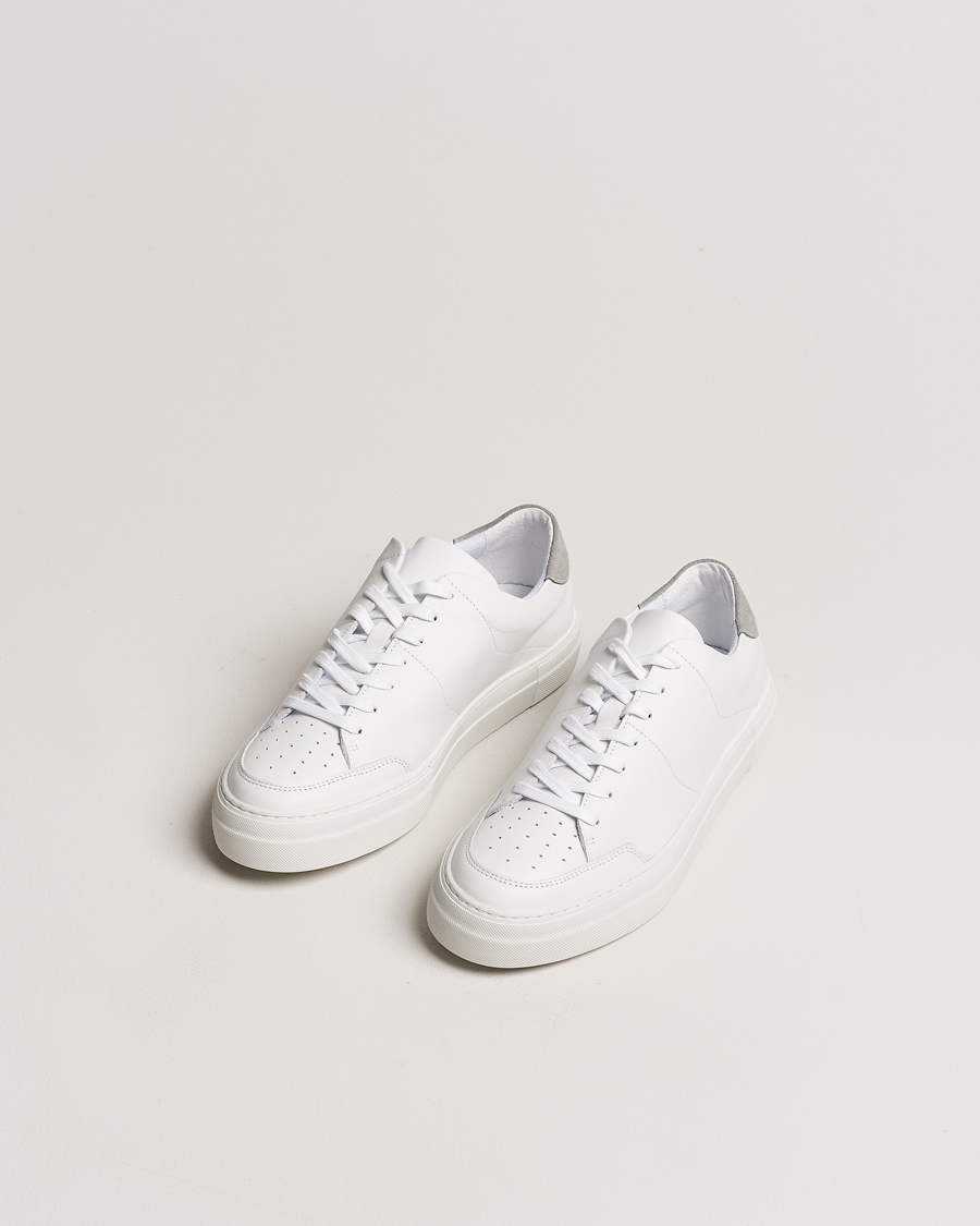 Uomini | Scarpe | J.Lindeberg | Art Signature Leather Sneaker White