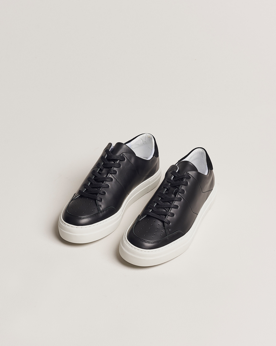 Uomini | Scarpe | J.Lindeberg | Art Signature Leather Sneaker Black