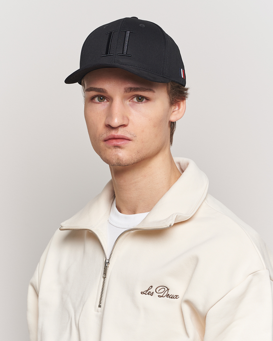 Uomini | LES DEUX | LES DEUX | Baseball Cap Suede II Black