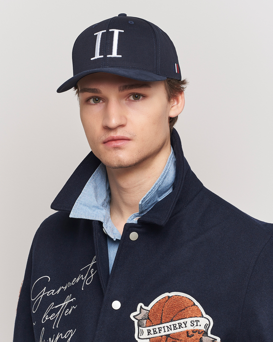 Uomini | Accessori | LES DEUX | Baseball Cap Suede II Dark Navy