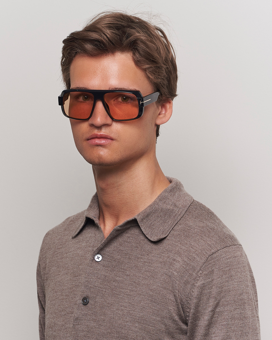 Uomini | Occhiali da sole | Tom Ford | Turner FT1101 Sunglasses Black/Brown