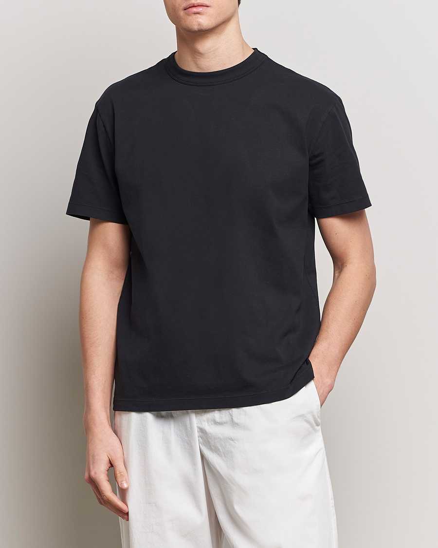 Uomini |  | Tekla | Organic Cotton Sleeping T-Shirt Black