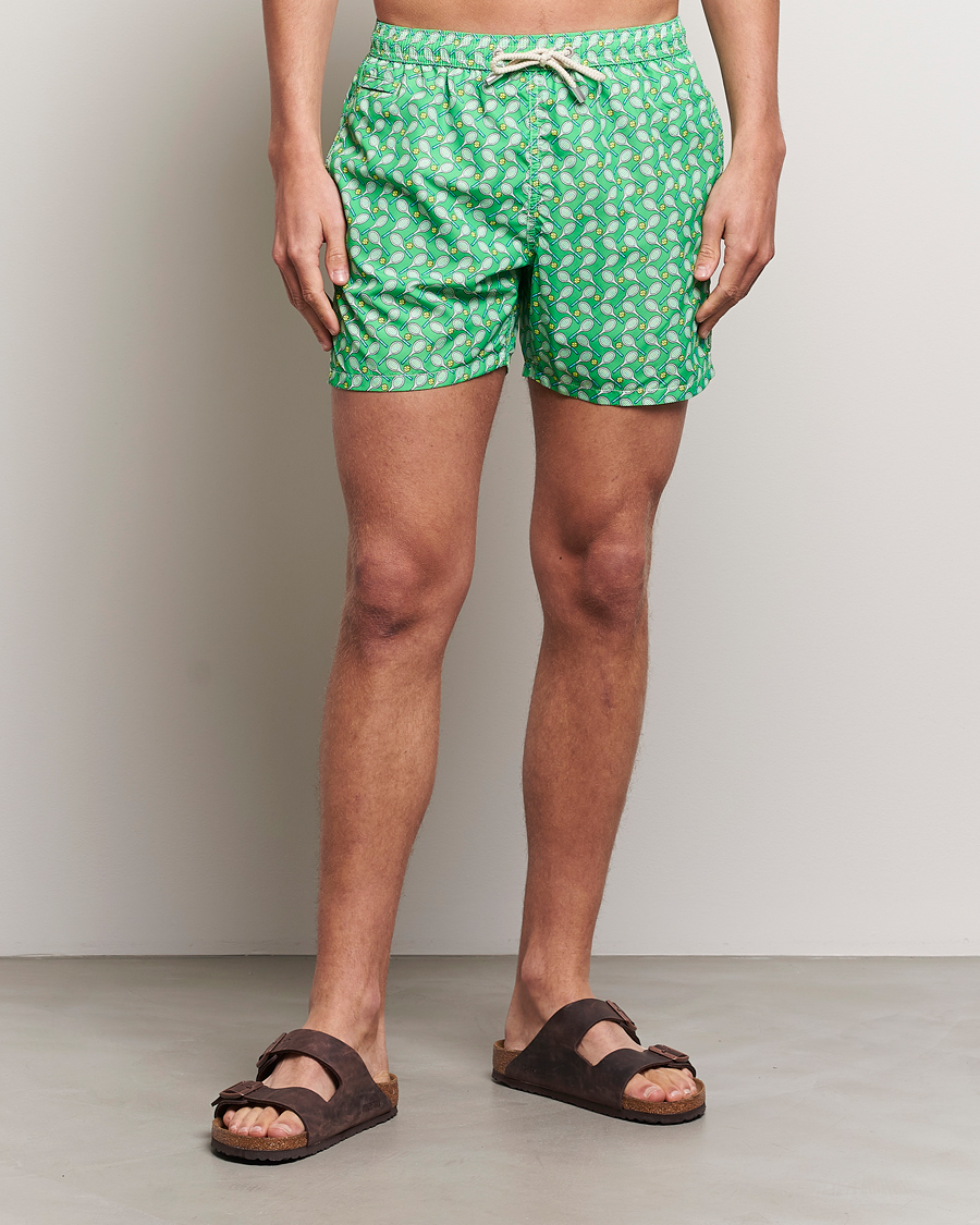 Uomini | Costumi da bagno | MC2 Saint Barth | Printed Swim Shorts Tennis Cross